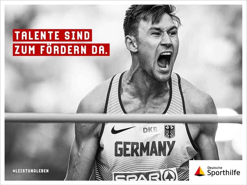 Wir unterstützen die Deutsche Sporthilfe