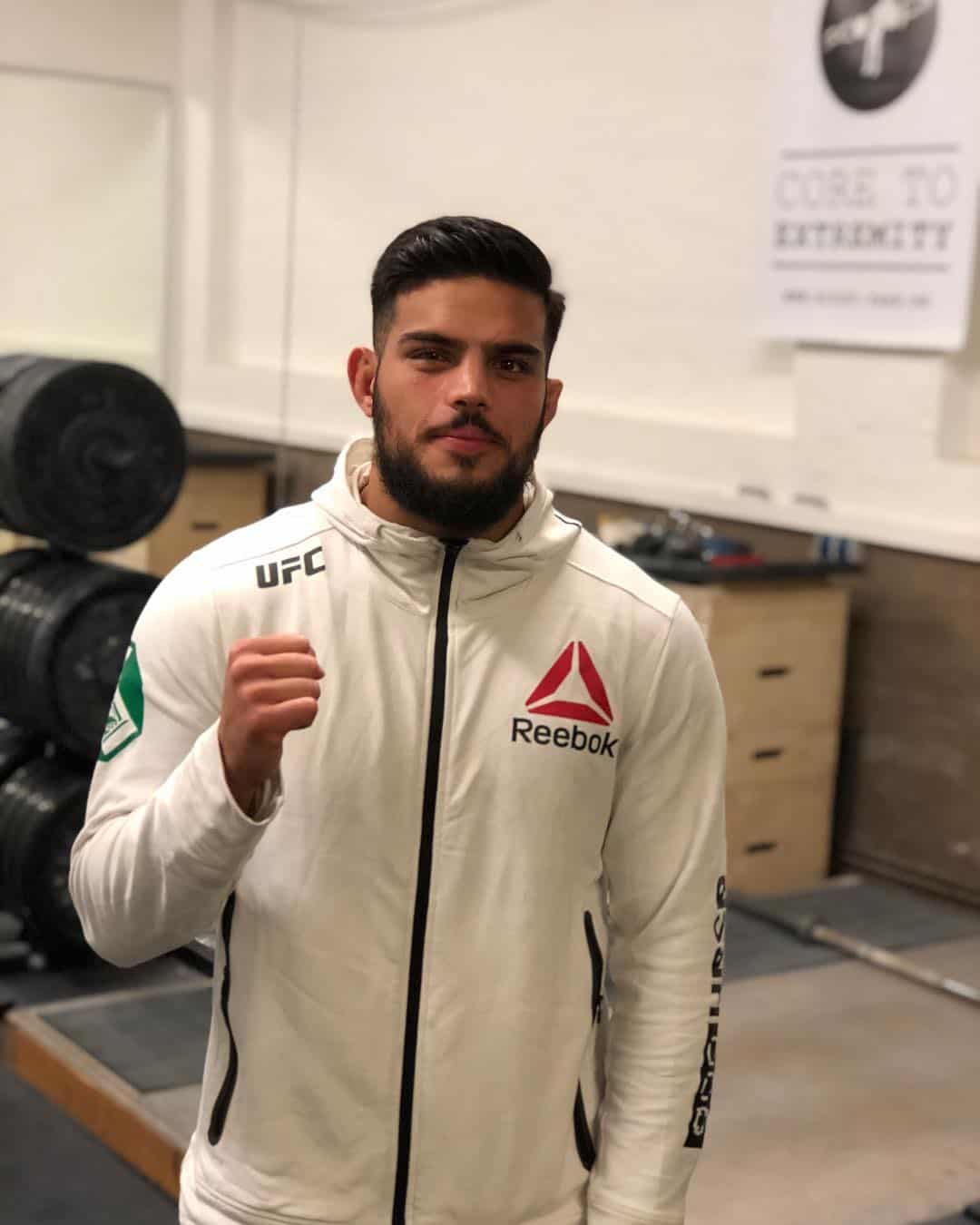 UFC-Fighter Nasrat Haqparast nach seinem Athletiktraining